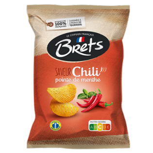 Brets Chili Menthe 125 G X 10