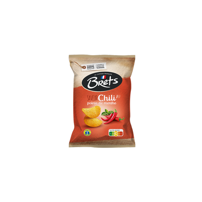 Brets Chili Menthe 125 G X 10