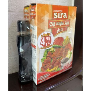 Sira Promosyonlu Etsiz Cig Kofte Seti 500Gr 2Adetx6