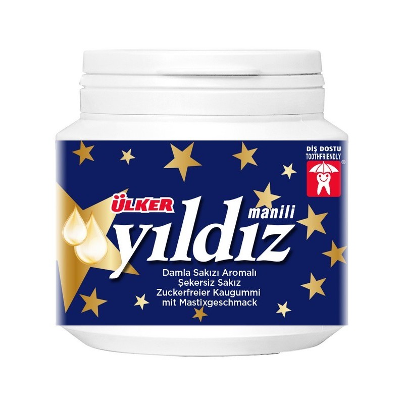 Yildiz Damla Sekersiz Sakiz Jar 76G 12X1