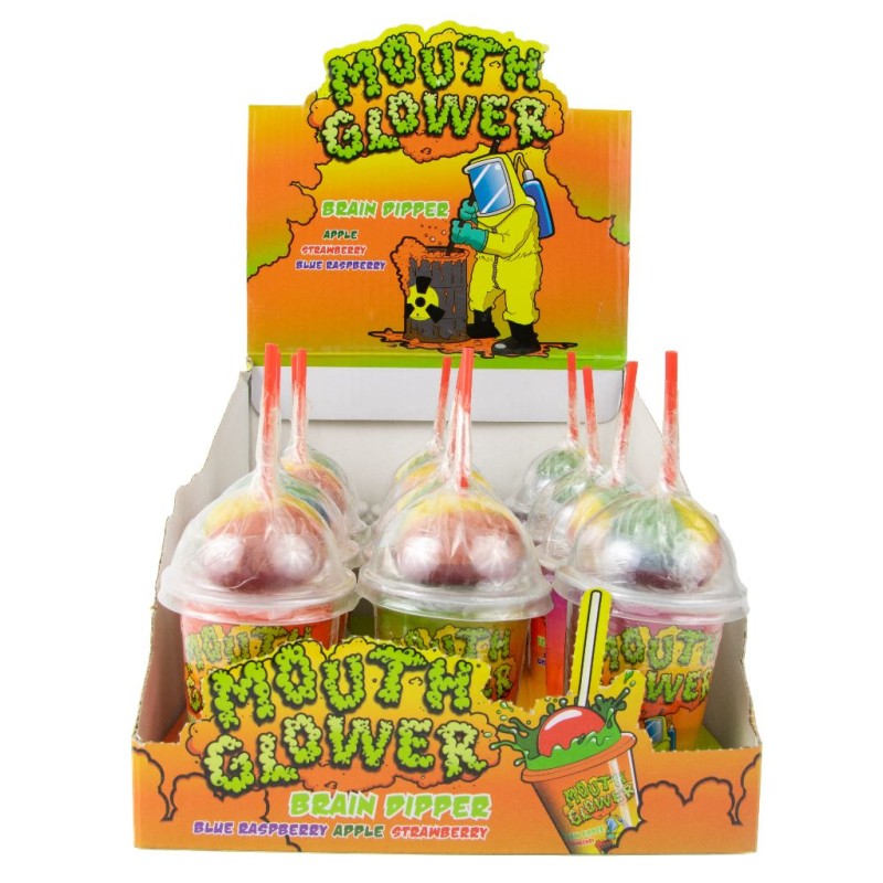 Mouth Glower Sour Brain Dipper 60G 12X1