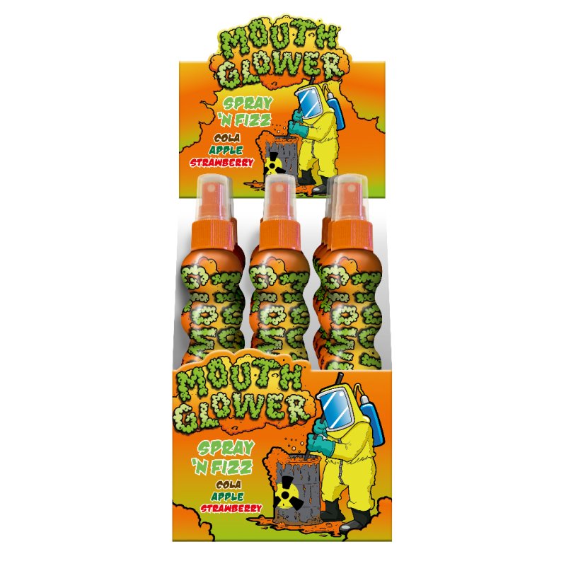 Mouth Glower Spray 'N Fizz 45M L + 30G 12X1