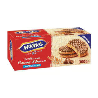 Bn Mc Vitie'S Sables Flocons Avoine Choco Lait300Gx12