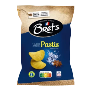 Brets Saveur Pastis 125 G X10