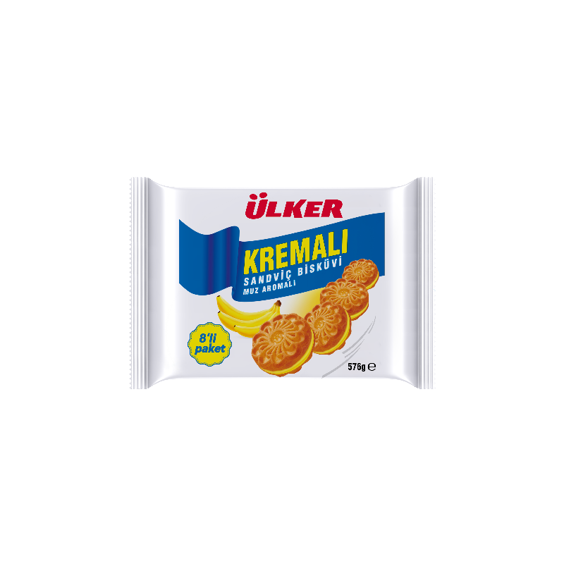 Biscuits Halal à la Crème de Banane - ULKER Mutz