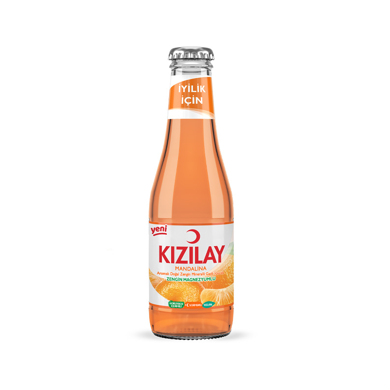 Eau Minérale Aromatisée Kızılay Mandarine - Lot de 24