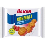 Biscuits ULKER Fraise Kremali - Halal et Savoureux (8 produits)