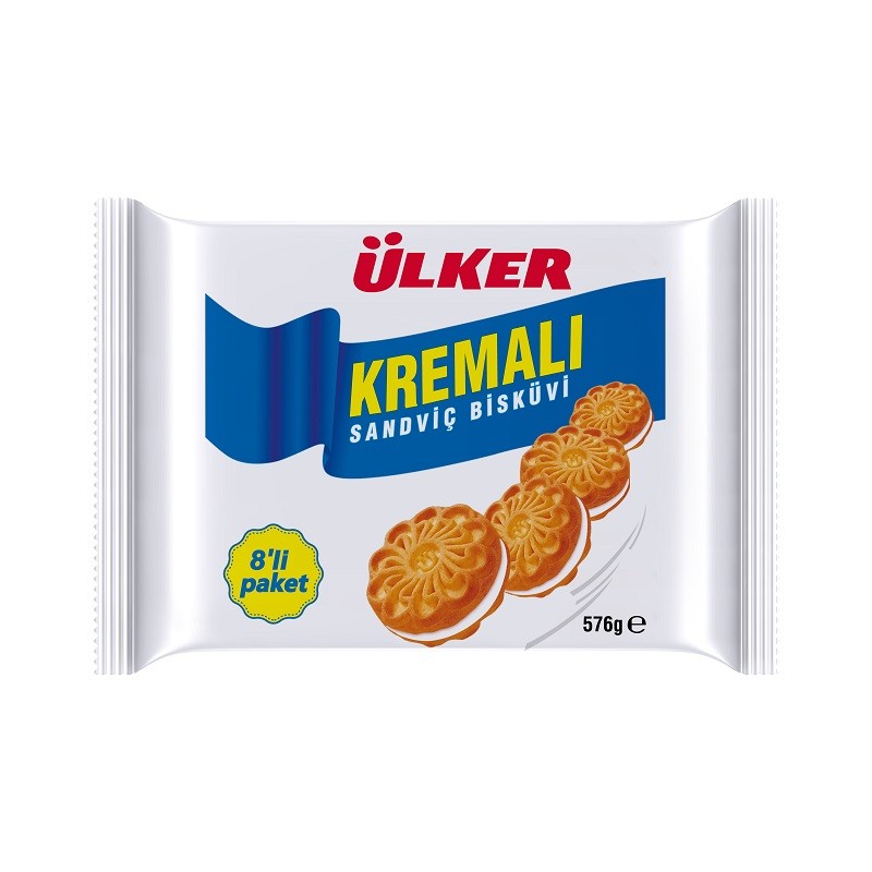 Biscuits à la vanille Ülker - Lot de 8 | Halal et délicieux