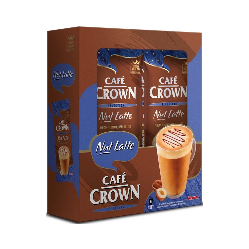 Cafe Crown Selection Findikli Latte 129G 24X1 24