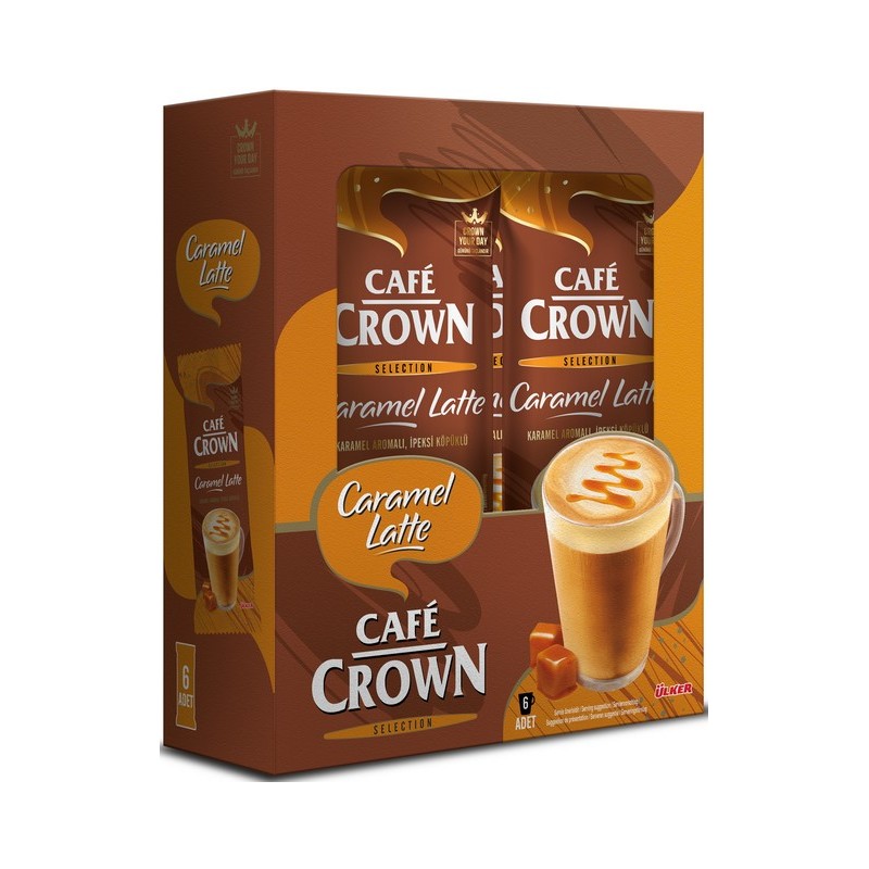 Cafe Crown Selection Karamel Latte 129G 24X1 24