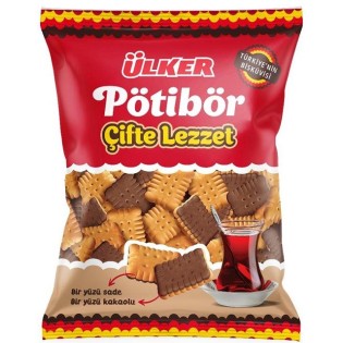 Petibor Mini Cifte Lezzet Biscuits Halal - Boîte de 14 pièces