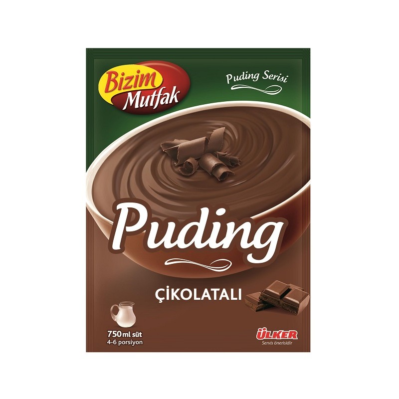 Bizim Mutfak Cikolatali Toz Puding 107G 12X2 Stock