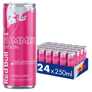 Red Bull Summer Ed Peche Blanche  24X250Ml