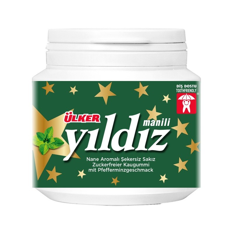 Yildiz Naneli Sekersiz Sakiz Jar 76G 12X1 12