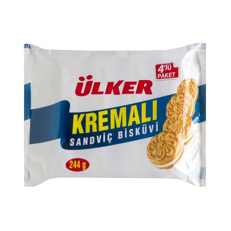 Ulker Kremali Biskuvi 244 G 4X61G 11X1