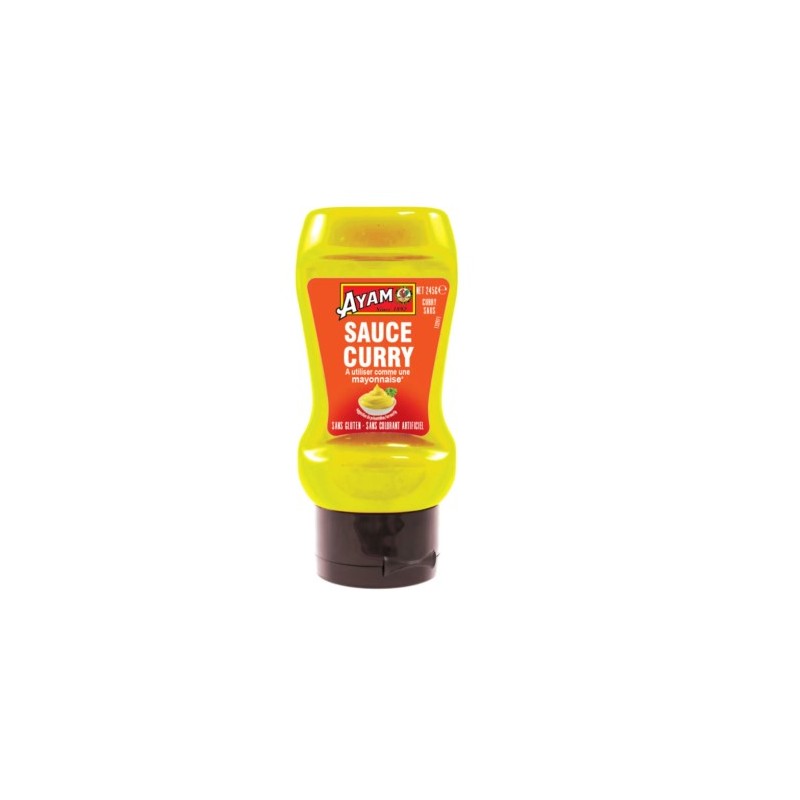 Ayam Sauce Curry Squeezy 245Gx8