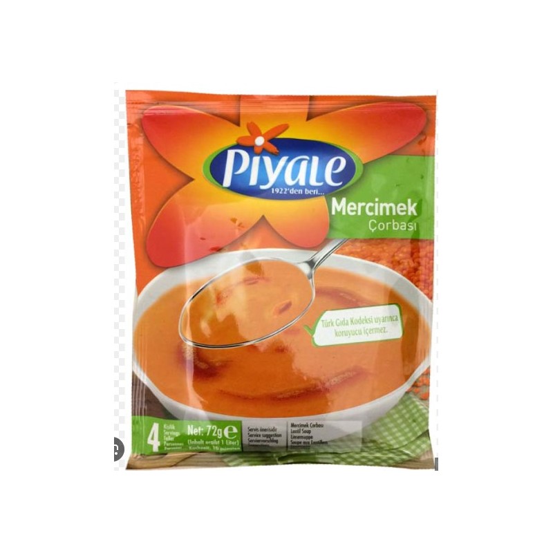 Piyale Lentil Soup 72 G 12 6 72