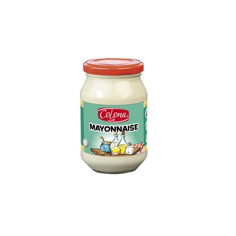 Colona  Mayonnaise  Aux Oeufs Bocal 500Mlx12