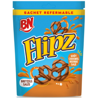 Bn Flipz Chocolat Caramel 90Gx6