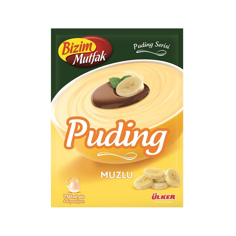 Bizim Mutfak Muzlu Toz Puding 125G 12X2