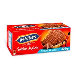 Bn Mc Vitie'S Sable Anglais Chocolat Au Lait 300Gx12