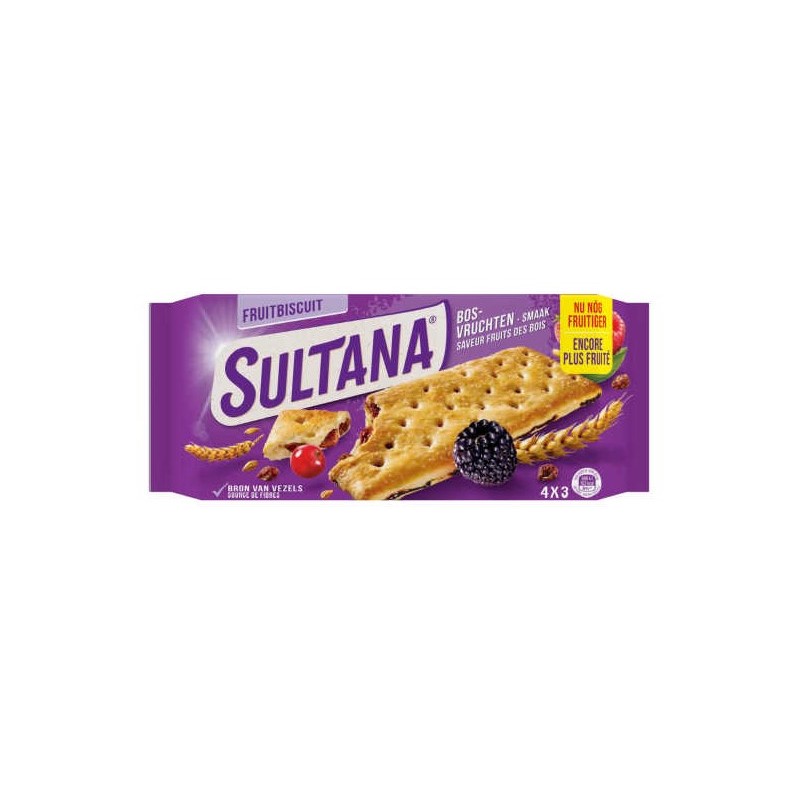 Bn Sultana Fruits Rouges 175Gx18