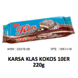 Biscuits Karsa Klas Koko - 18 unités