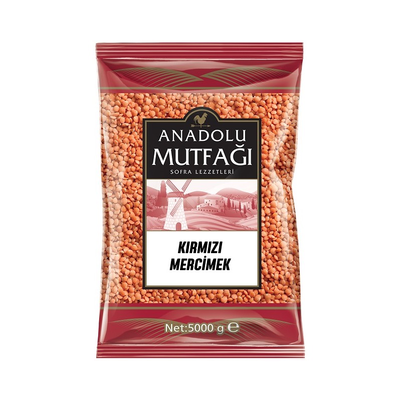 Anadolu Mutfagi Kirmizi Mercimek 5Kg (4X1)