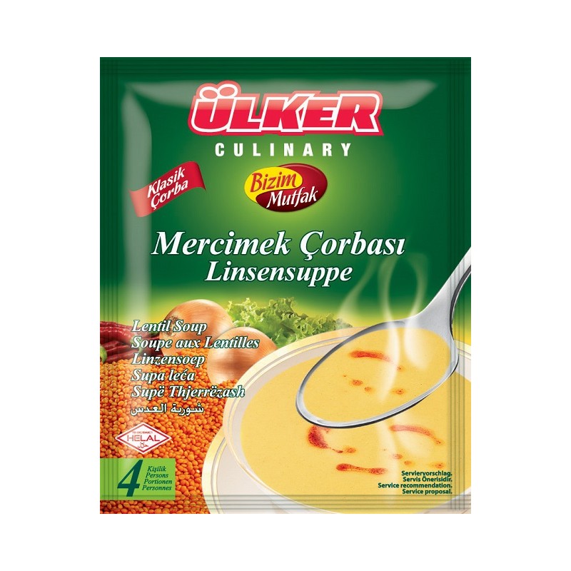 Bizim Soupe Lentille   Mercimek Corba 65G 12X6 72