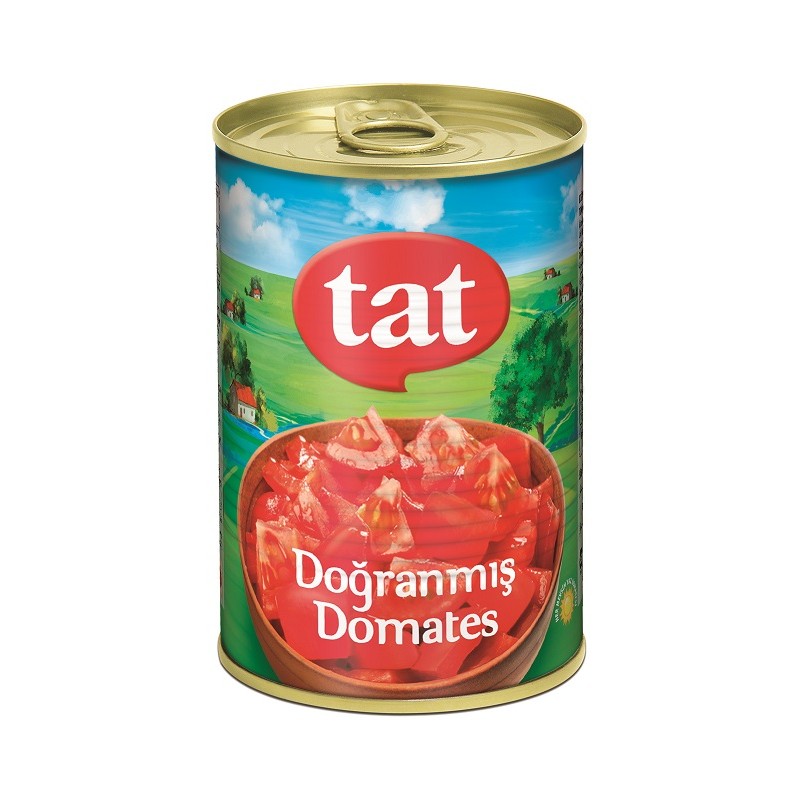 Tat 1 2 Kutu Dogranmis Domates 400Gr 24X1