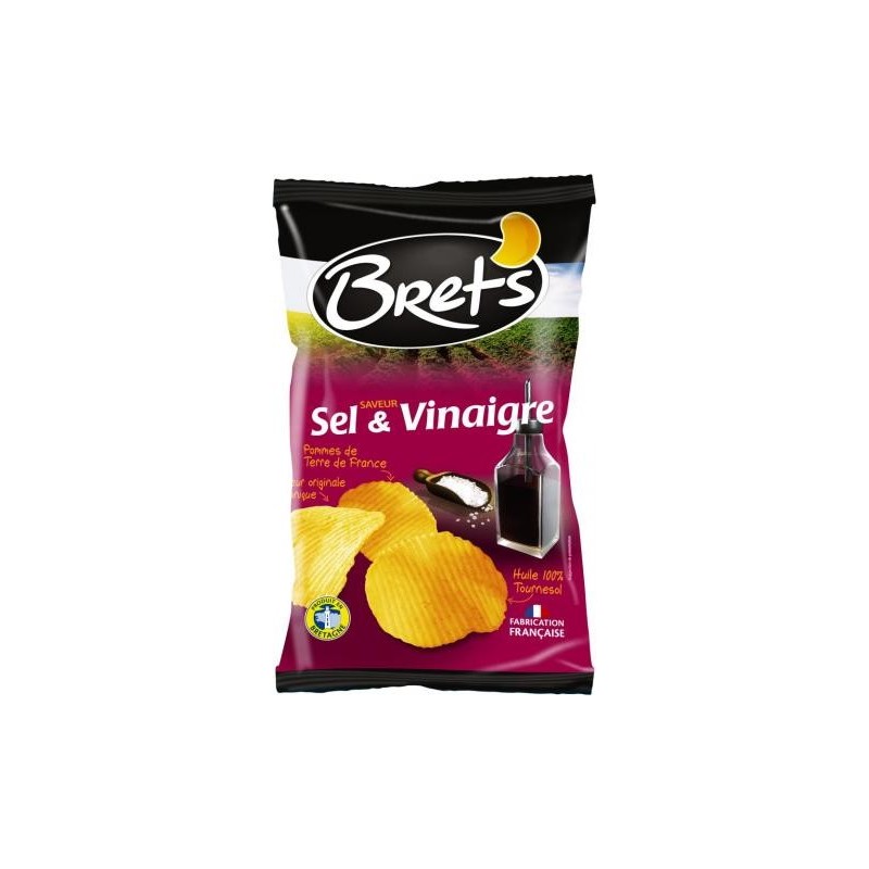 Chips Bret's Arôme Sel & Vinaigre - Pack de 10