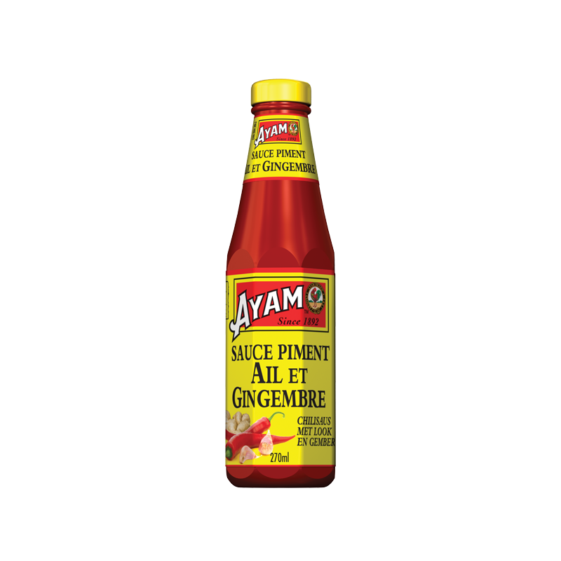 Ayam Sauce Piment Ail Gingembre 270Mlx12 New Price