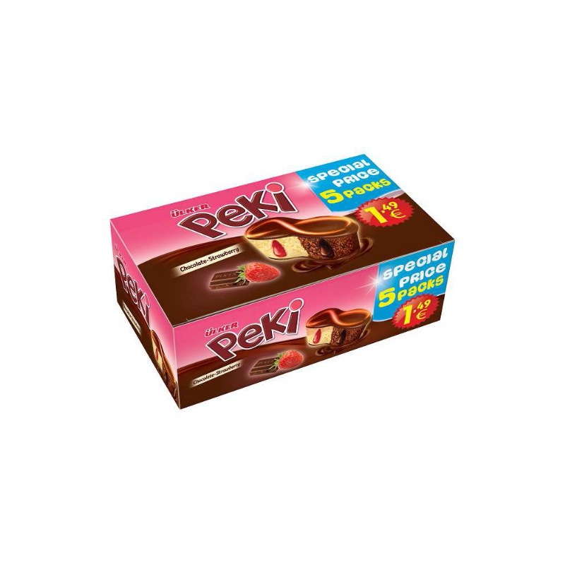 Peki 8 Kek Choco Fraise 5Li (12X1)