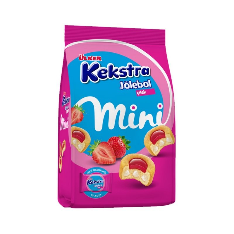 Kekstra Mini Cilekli Jolebol Kek 150G 10X1 10