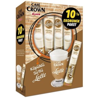 Cafe Crown Latte - Café Turc au Lait - Pack de 24 Sachets