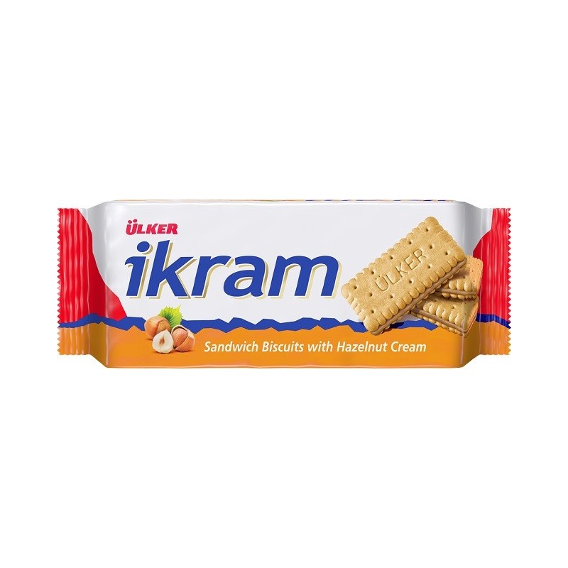 Biscuits Crème Noisette Halal - Lot de 24 - IKRAM