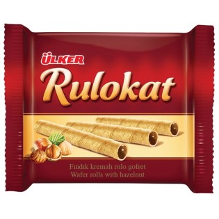 Biscuits Rulokat Gofret à la Crème de Noisette - Halal - Boîte de 24