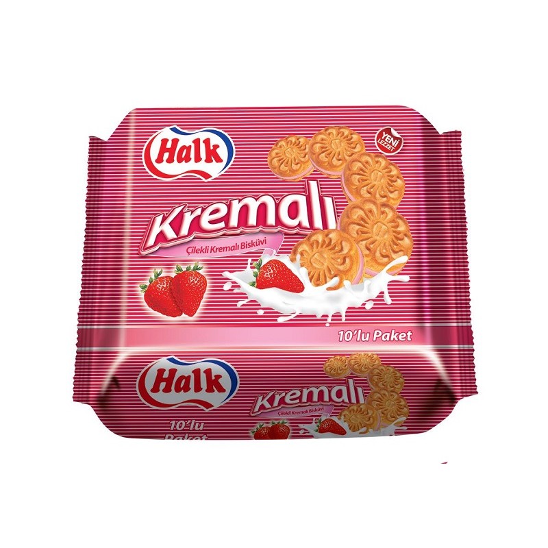 Halk Kremali Fraise Mp500G (8X1 8)77