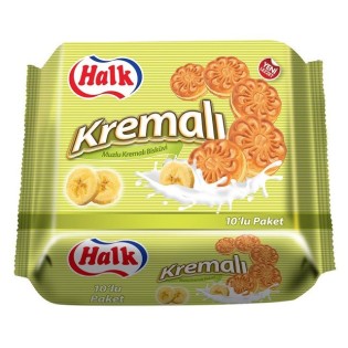 Biscuits Crème Banana Halal - Lot de 8