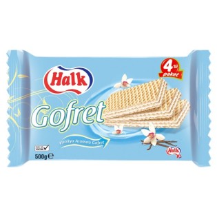 Gaufrettes Vanille Halal Halk - Lot de 12 - Savoureuses