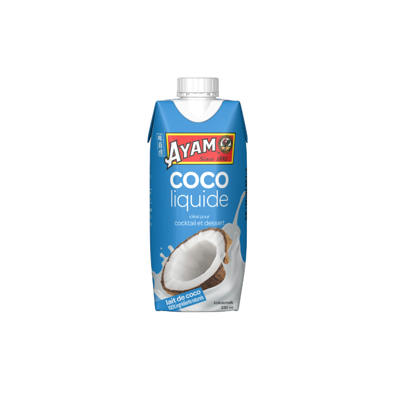 Ayam Coco Liquide (Lait De Coco) 330Mlx8 New Price