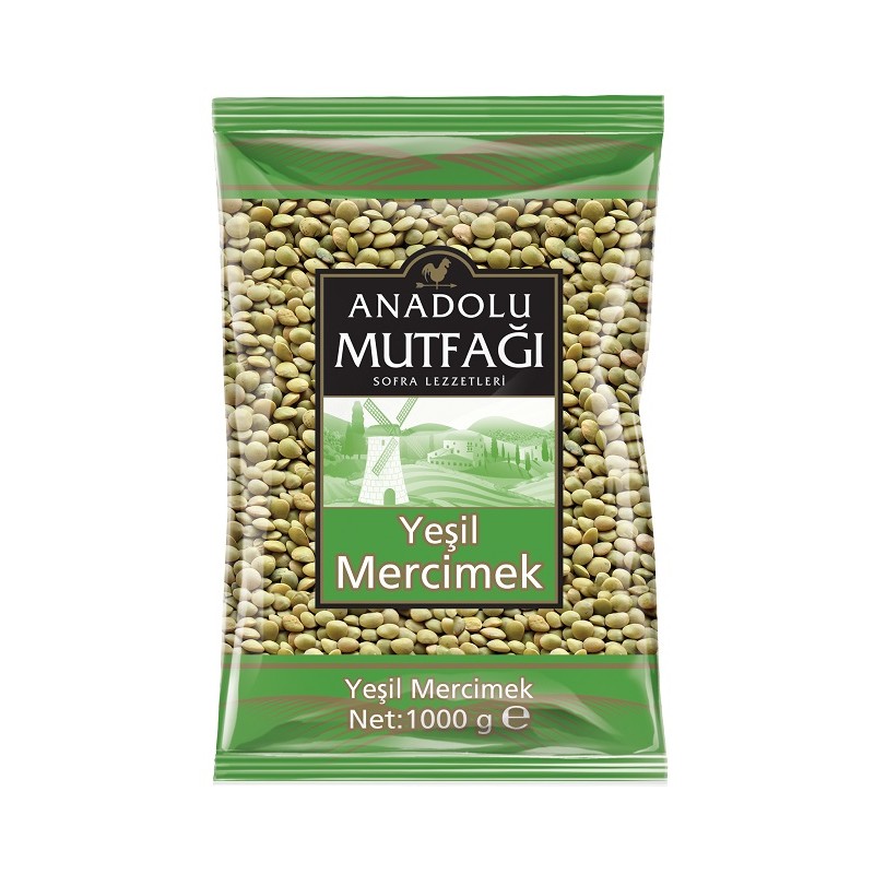 Anadolu Mutfagi Yesil Mercimek 1Kg (10X1)