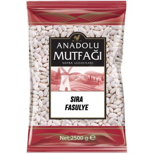 Anadolu Mutfagi Sira Fasulye 7 Mm 2,5 Kg 6X1 6