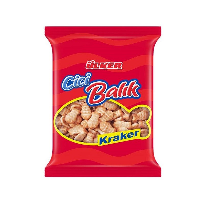 Cici Balik Kraker - Biscuits Salés Goût de Poisson (Lot de X)