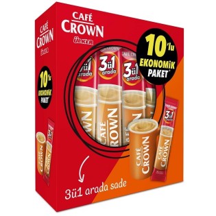 Café CROWN 3 en 1 Nature - Boîte de 24 sachets