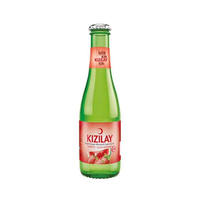 Kizilay Karpuz Cilek Aromali Maden Suyu 200Ml 6X4