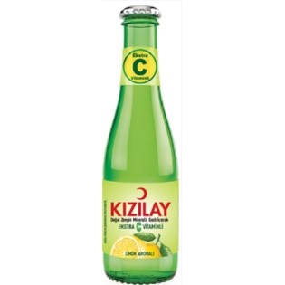 Eau Minérale KIZILAY Citron et Vitamine C - Pack de 24