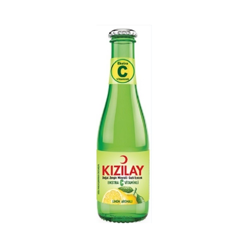 Eau Minérale KIZILAY Citron et Vitamine C - Pack de 24