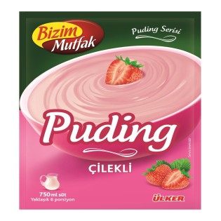 Bizim Mutfak Cilekli Toz Puding 120G 12X2 New Price