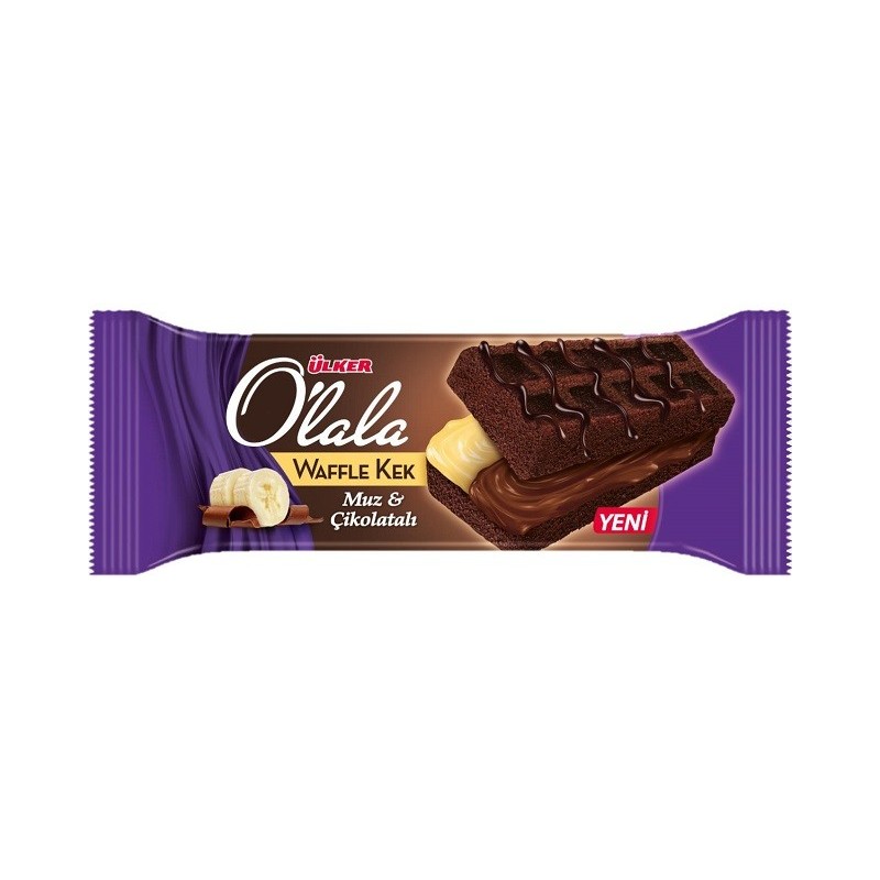 Olala Waffle Banane Choco - Délicieuse gourmandise - 12 unités